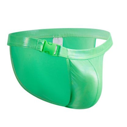 Buckle Strap Shiny Brief - Image 4