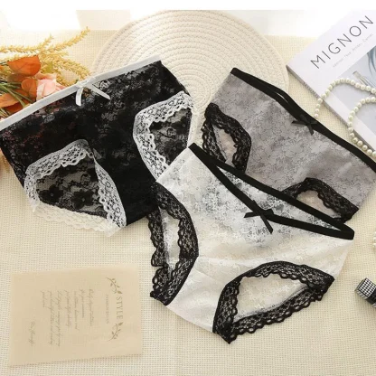 Soft Transparent Lace Panties - Image 7