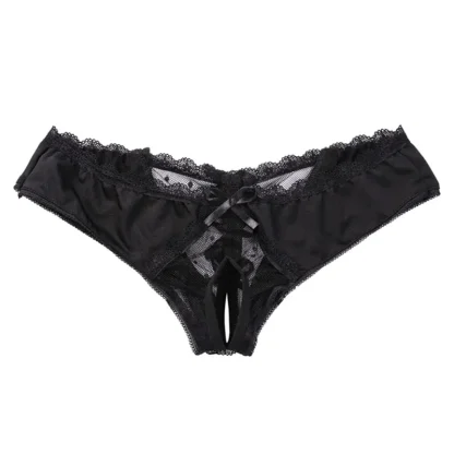 Crotchless Lace Sexy Panties - Image 3