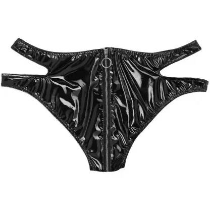 Side Cutout Zip Crotch Panty - Image 6