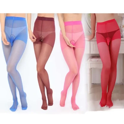 Comfy Sleeve See-through Pantyhose - Image 13