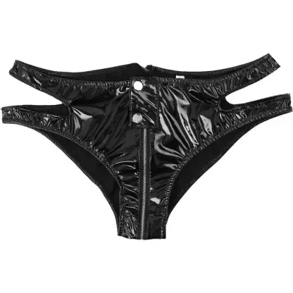 Side Cutout Zip Crotch Panty - Image 7