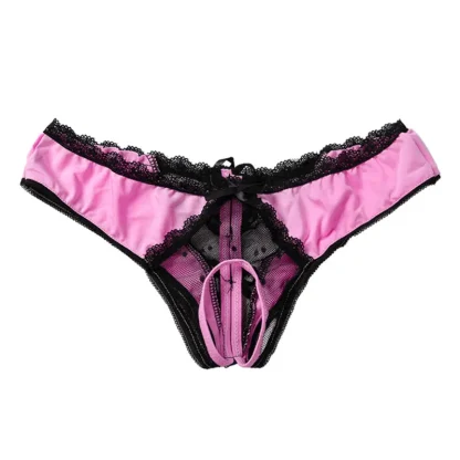 Crotchless Lace Sexy Panties - Image 4