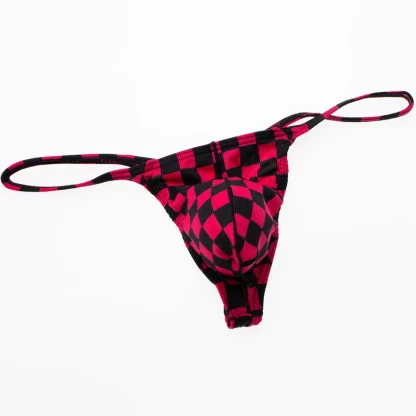 Printed Checkered Men's G-string - Image 9