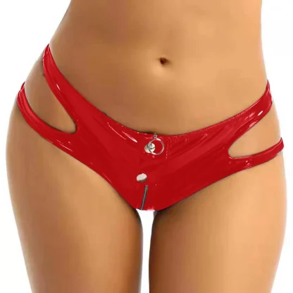 Side Cutout Zip Crotch Panty - Image 5