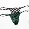 Printed Checkered Men's G-string - Image 11