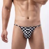Printed Checkered Men's G-string