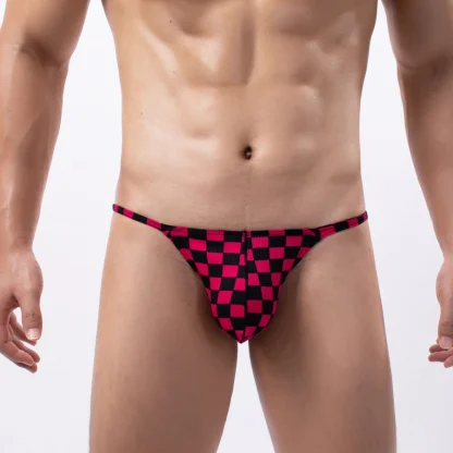 Printed Checkered Men's G-string - Image 3