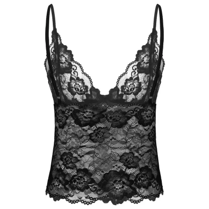V-neck Floral Lace Sexy Bralette - Image 5