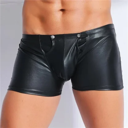Black Zippered Back Boxer Brief - Image 2