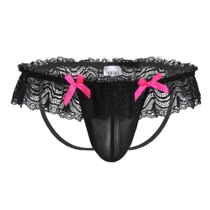 Bowknot Decor Skirted Jockstrap
