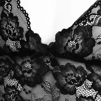 V-neck Floral Lace Sexy Bralette - Image 8