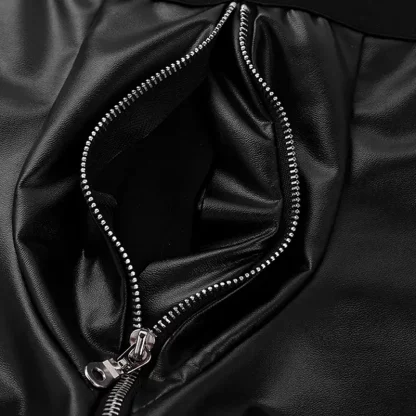 Zip Crotch Black Boxer Brief - Image 5