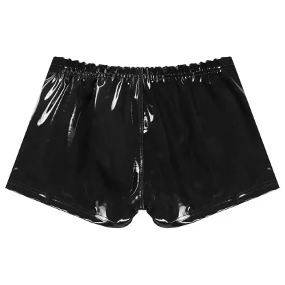 Zippered Crotch Glossy Boxer Brief - Image 3
