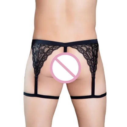 Suspender Leg Belt Lace G-string - Image 6