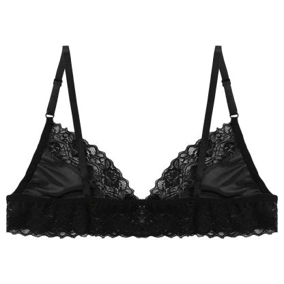 V-neck See-through Lace Lingerie - Image 3