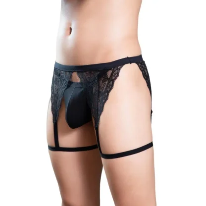 Suspender Leg Belt Lace G-string - Image 9