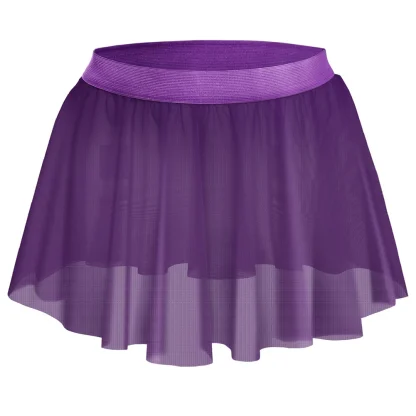 See-through Pleated Mini Skirt - Image 13