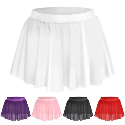 See-through Pleated Mini Skirt - Image 14