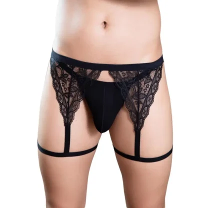 Suspender Leg Belt Lace G-string - Image 8