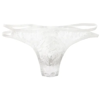 Lace Thong with Double Strap Design - Image 4