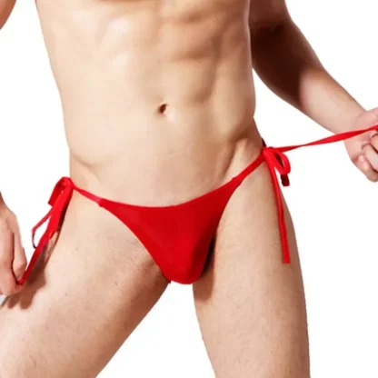 Ties Side Solid Color G-string - Image 5