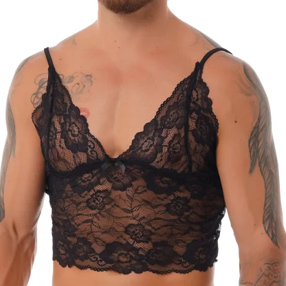 V-neck Floral Lace Sexy Bralette