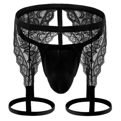 Suspender Leg Belt Lace G-string - Image 4