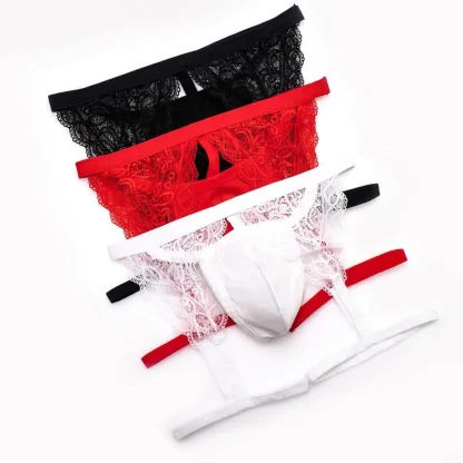 Suspender Leg Belt Lace G-string - Image 11