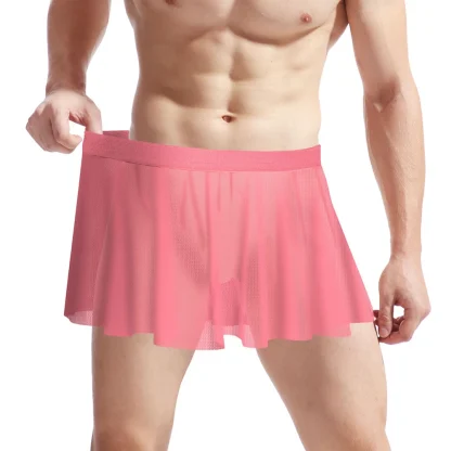 See-through Pleated Mini Skirt - Image 12