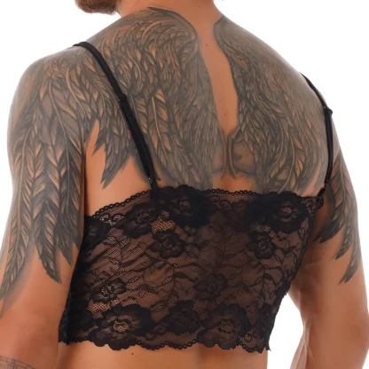 V-neck Floral Lace Sexy Bralette - Image 3