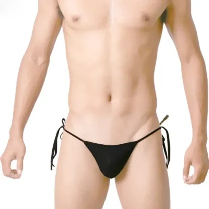 Ties Side Solid Color G-string